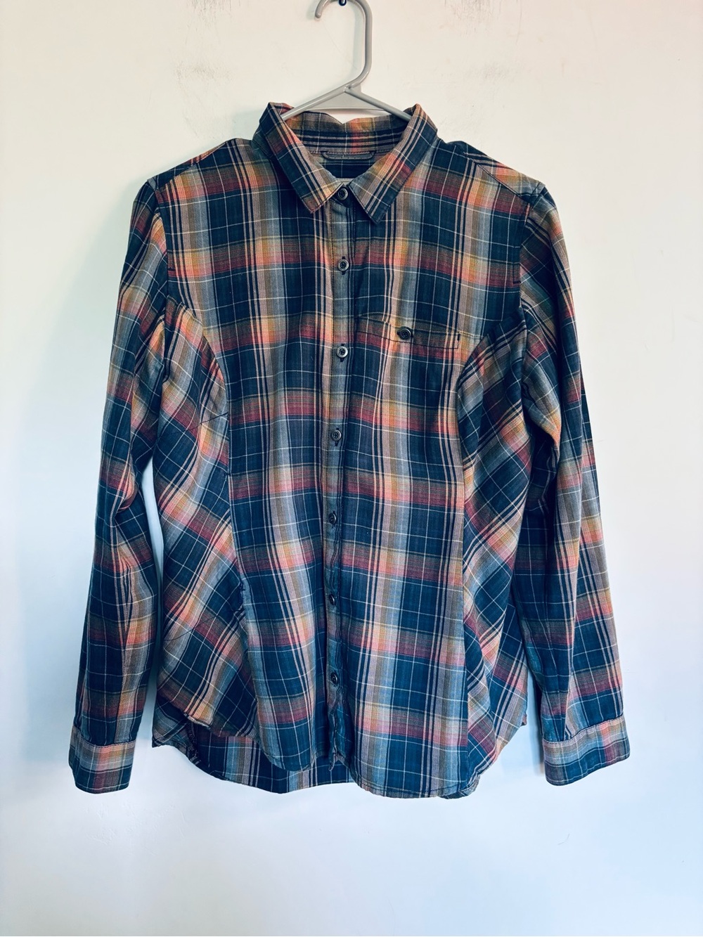Royal Robbins Plaid Shirt w/Metal Buttons